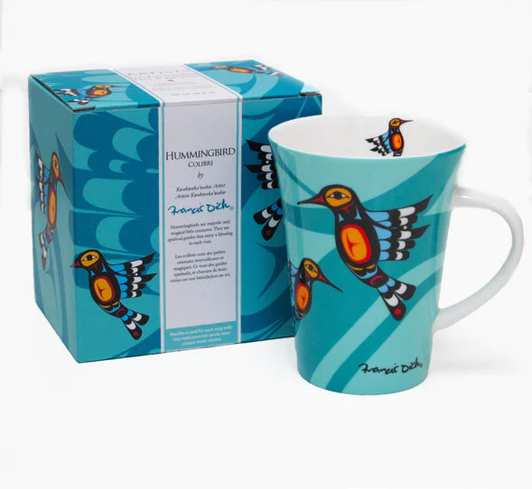 Coffee Mug - Hummingbird by Francis Dick-White Mug-Oscardo-[best gift from bc cnada]-[best coffee mugs]-[perfect employee gift]-All The Good Things From BC