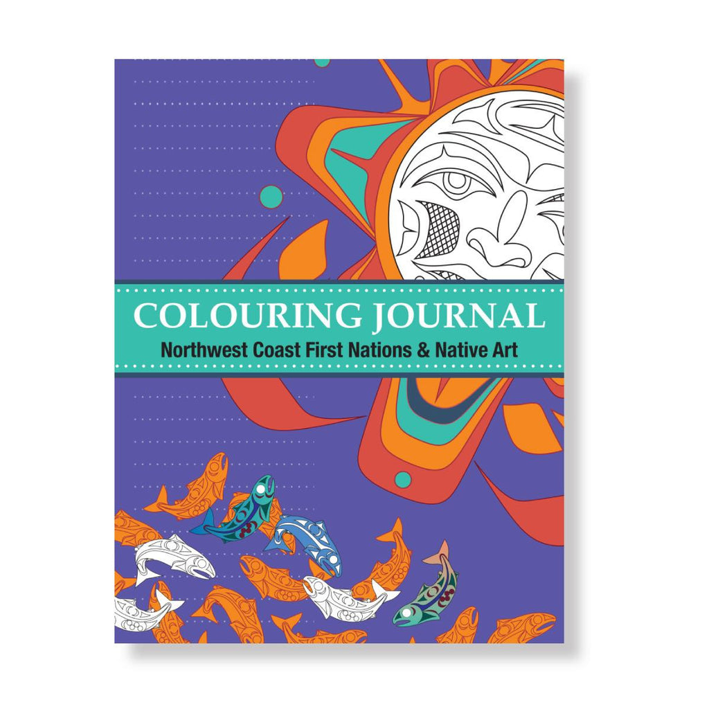 colouring journal coloring book native northwest series northwestcoast first nations and native art