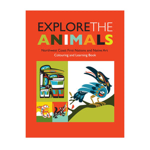 coloring book explore animals northwest coast first nations native art