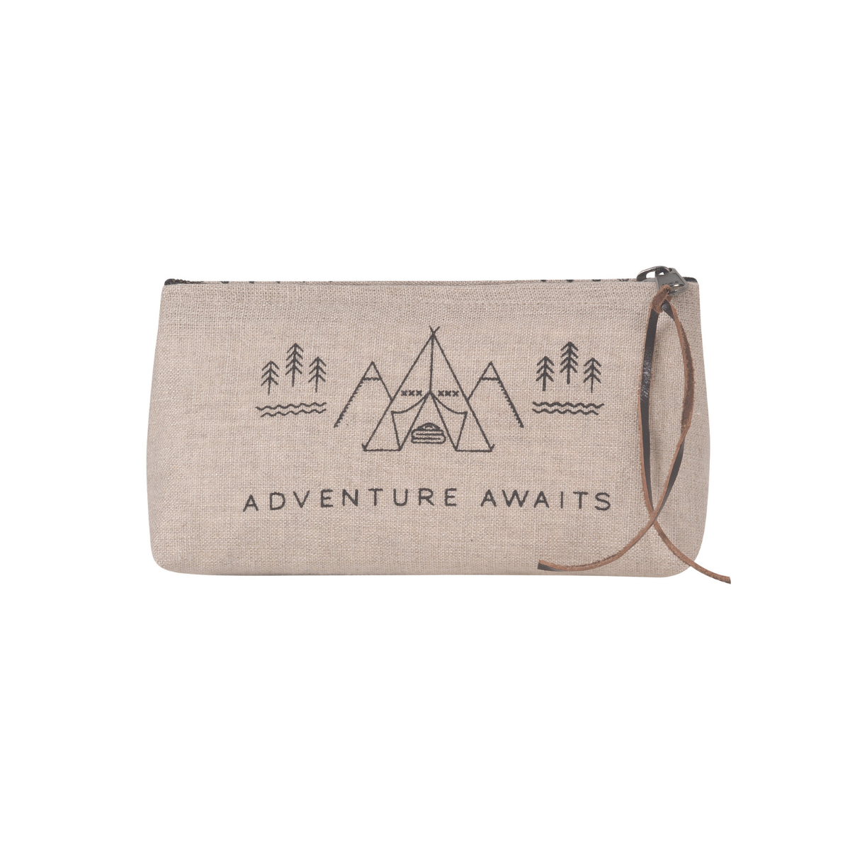 Cosmetic Zip Bag - Adventure Awaits-Pouch-Danica Studio-[designed in bc]-[zip pouch]-[best gift for organizers]-All The Good Things From BC