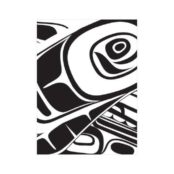 Greeting Card - Eagle by Phil Gray-Blank Card-Native Northwest-[authentic indigenous design]-[best first nations gift canada]-[bc indigenous gift]-All The Good Things From BC