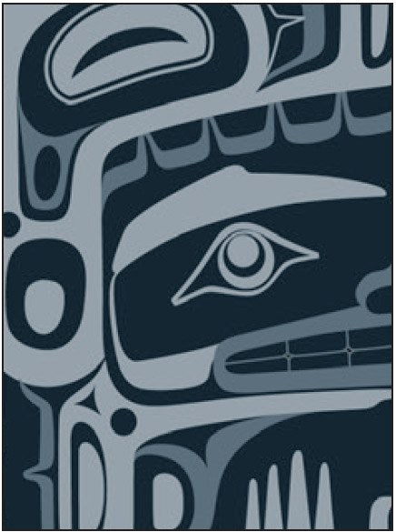 Greeting Card - Tradition by Corey Bulpitt (Ta’kiid Aayaa)-Blank Card-Native Northwest-[authentic indigenous design]-[best first nations gift canada]-[bc indigenous gift]-All The Good Things From BC