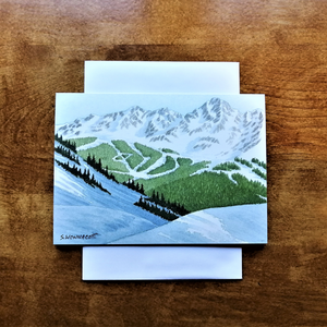 Greeting Card - 7th Heaven by Shelly Wonnacott-Card-Shelly Wonnacott-[made in bc]-[whistler artist]-[whistler memory]-All The Good Things From BC