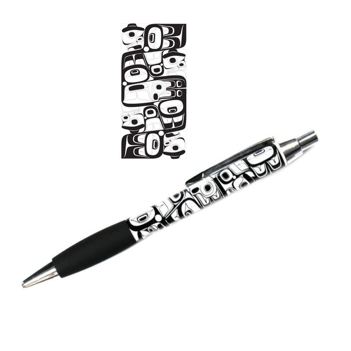 Pen - Eagle & Hummingbird by Allan Weir-Pen-Native Northwest-[authentic indigenous design]-[best first nations gift canada]-[bc indigenous gift]-All The Good Things From BC