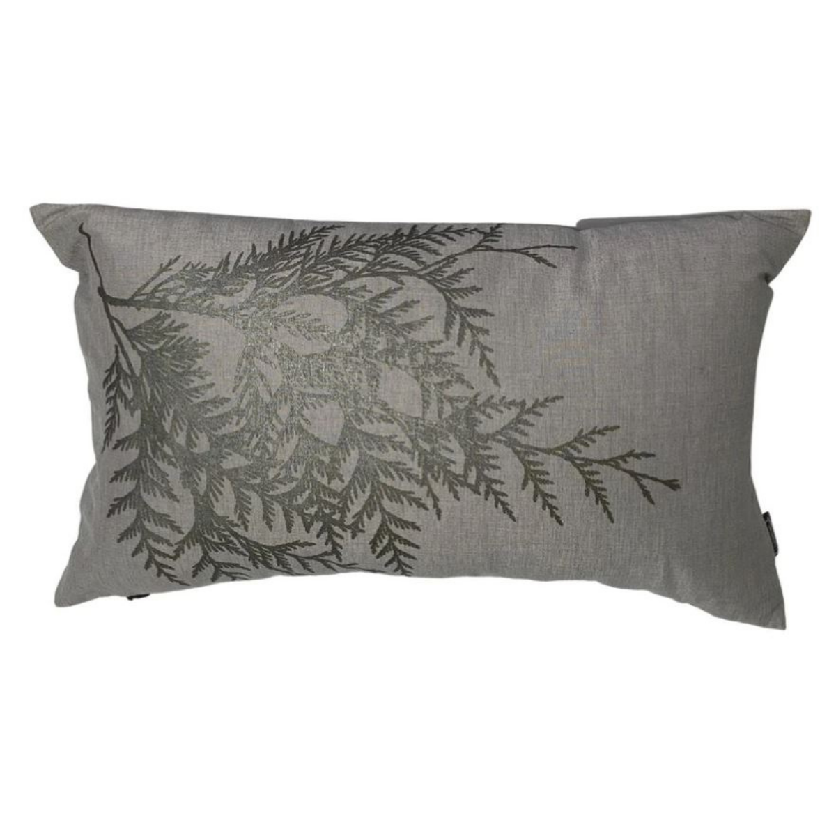 Hemp Pillow Cover 12x18 - Cedar by Totem Design House (Light Grey)-Pillow Case-great gift west coast spirit