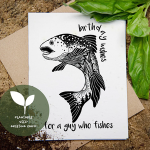 Plantable Greeting Card - Birthday Wishes by Mountain Mornings