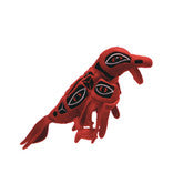 Plush Toy - Trickster the Raven by Beau Dick
