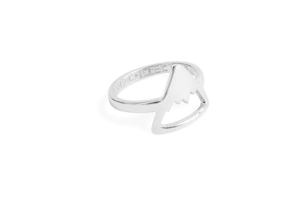 Silver Ring - Mountain by Treeline Collective-Rings-Treeline Collective-[beautiful silver jewerly for women]-[925 sterling silver]-[best gift for her designed in canada]-All The Good Things From BC