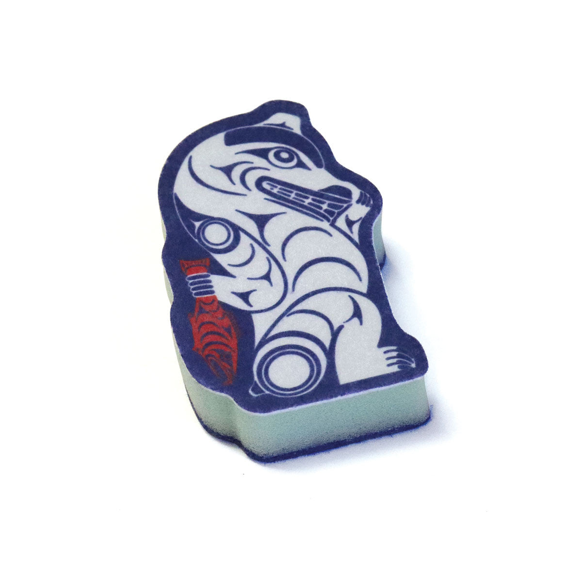 Sponge - Cheeky Bear by Francis Horne Sr.-Sponge-Native Northwest-[kids game]-[locally designed in bc]-[best gift for kids]-All The Good Things From BC