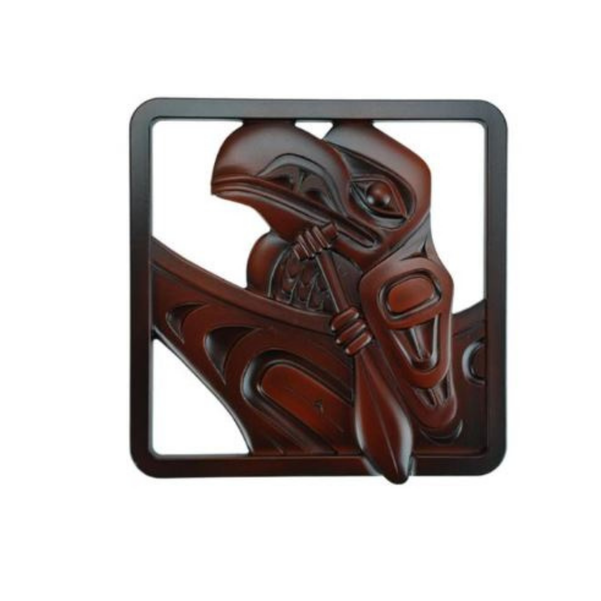 Trivet / Wall Decor - Raven Traveling by Andrew Williams (Rosewood)