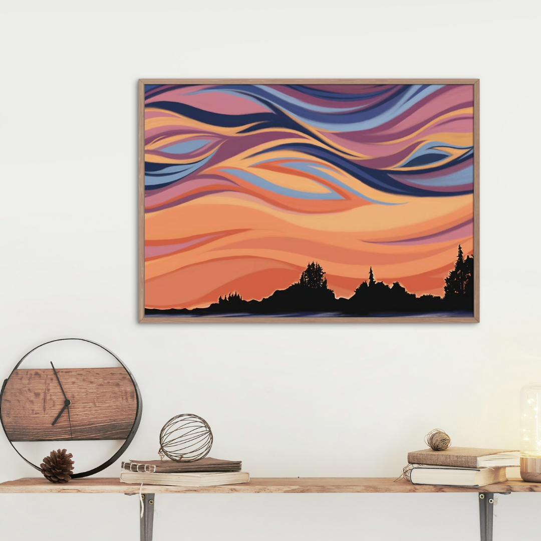 Wall Art Print - Beach Waves by Andrea Lebel (11x14, Paper)