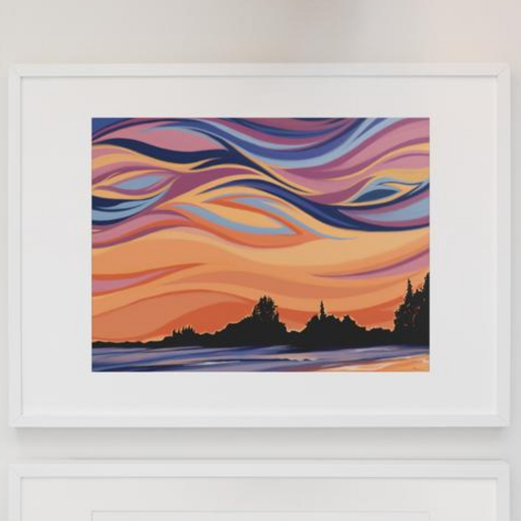 Wall Art Print - Beach Waves by Andrea Lebel (8x10, Paper)