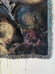 Woven Tapestry Blanket - Ts'zil - Mt Currie Twilight Bubbles