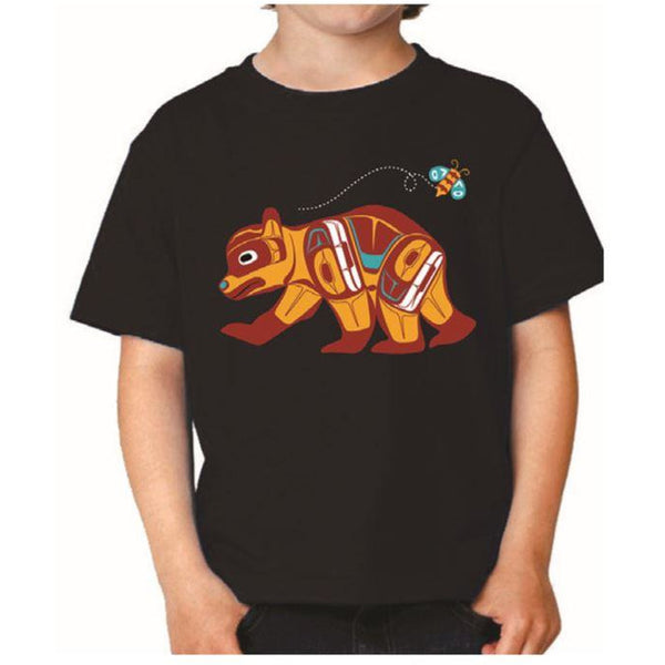 t-shirt kids ben houstie bear perfect gift unique gift for kids authentic indigenous