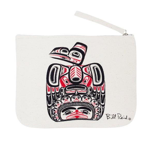Canvas Zipper Pouch - Children of the Raven by Bill Ried-Zipper Pouch-Oscardo-[designed in bc]-[zip pouch]-[best gift for organizers]-All The Good Things From BC